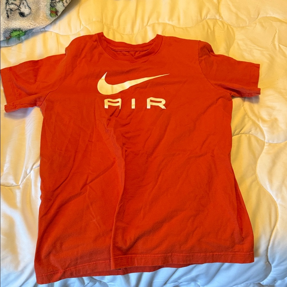 Nike Kids Air Tee in Vibrant Orange